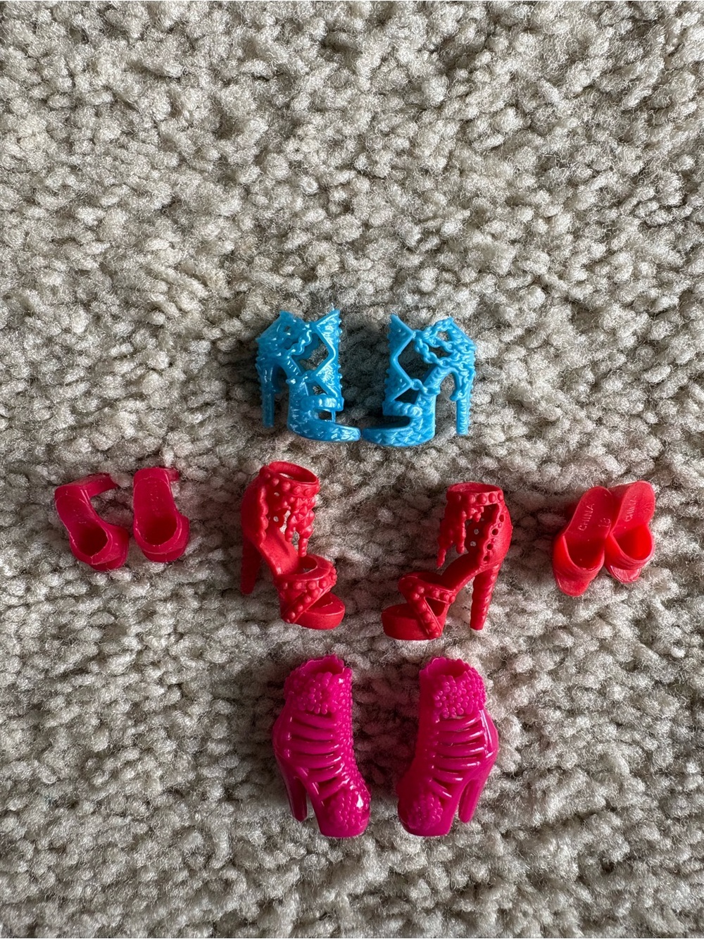 Monster High & Barbie Doll Shoes Lot/5 Gigi Grant, Jinafire Long, Fashionistas